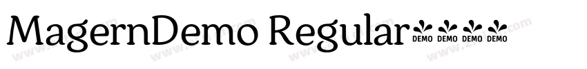 MagernDemo Regular字体转换